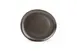 F2D 5314563 Ceres Coupe Round Plate, 9.84" x 9.06" Black Porcelain, Dishwasher Microwave Oven Safe 1 image