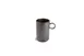 Chic 5314767 China Mug - 12oz Verso Black Porcelain, 3.9" , Stackable, Dishwasher & Microwave Safe 1 image