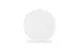 Chic 5314773 Coupe Plate, 11.4" White Porcelain, Coupe Rim, Microwave Oven Safe 2 image