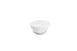 Chic 5314799 White Porcelain Bowl, 4" Diameter, 12 oz, Dishwasher & Microwave Safe, Facet Finish 1 image