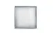 F2D 5314877 Square China Plate, 10.2" White Black Porcelain, Dishwasher Microwave & Oven Safe 1 image