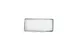 F2D 5314878 Rectangular China Plate, 8.7" White with Black Sparkle Porcelain, Microwave & Oven Safe 1 image