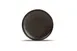 F2D 5315313 Ceres Coupe Round Plate, 5.91" Diameter Black Porcelain, Dishwasher Microwave Oven Safe - 1 image