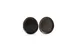 F2D 5315314 Ceres Coupe Round Plate, 8.5" Diameter, Porcelain, Black Finish, Dishwasher Safe- 1/Each 2 image