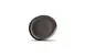 F2D 5315314 Ceres Coupe Round Plate, 8.5" Diameter, Porcelain, Black Finish, Dishwasher Safe- 1/Each 1 image