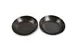 F2D 5315318 Deep Black Porcelain Plate, 8.66" Round, 25.36 oz, Dishwasher, Microwave & Oven Safe 2 image