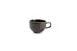 F2D 5315323 Black Porcelain Cup, 4.9" Diameter, 9.46oz, Dishwasher, Microwave & Oven Safe 1 image