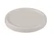 ID Fine 5320442 Lid, White Fine China Cover, 3.5" W x 3.5" D x 3.9" H, Dishwasher Safe, Alzar 1 image