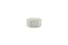 Chic 5320792 Platform Plate Hexagonal White Porcelain 3.125" Diameter 1.57" Height Roche Finish 1 image