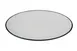 ID Fine 5321431 Coupe Plate, Round Fine China, Modest Navy, 9.84" Diameter, Dishwasher Safe 1 image