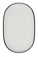 ID Fine 5321444 Oval China Platter, 14" W x 1.2" D x 15.8" H, Modest Navy, Dishwasher Safe 1 image