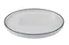 ID Fine 5321452 Flat Plate, 10" Round Fine China Dinner Plate, Modest Navy, Dishwasher Safe 1 image