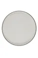 ID Fine 5321590 Flat Round China Plate, 8.27" Diameter, Modest Green, Dishwasher Safe Fine China 1 image
