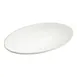 F2D 5323454 - China Platter, 6.7" x 10" Porcelain Grey, Dishwasher & Microwave Oven Safe, Halo Finish 1 image