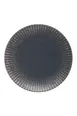 ID Fine 5324579 Coupe Plate, 6" x 0.7" Fine China, Reckless Black, Curved Edge, Dishwasher Safe 1 image