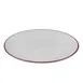 ID Fine 5324872 Round Coupe China Plate, 10.6" Diameter x 1" Height, Modest Maroon Fine Porcelain 2 image