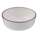 ID Fine 5324883 - 5 Oz Round China Bowl, 4" Diameter x 1.13" Height, Maroon Finish, Fine China 1 image