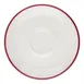 ID Fine 5324885 Fine China Saucer, 4.86" x 4.86" x 0.67" Modest Maroon, Elegant Fine China Tableware 1 image