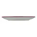 ID Fine 5324890 Round Fine China Saucer, 6.4" Diameter x 0.75" Height, Modest Maroon Finish 2 image