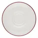 ID Fine 5324890 Round Fine China Saucer, 6.4" Diameter x 0.75" Height, Modest Maroon Finish 1 image