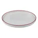 ID Fine 5324891 Round Fine China Plate, 6.33" Diameter x 1" Height, Modest Maroon Finish 2 image