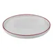 ID Fine 5324893 Round China Plate, 8.25" Diameter, Modest Maroon Finish, Fine China Dinnerware 2 image