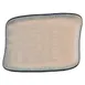 ID Fine 5324979 Oval Platter, 8.63" x 11.75" x 0.88" Charma Blue Vitrified Stoneware Square Tray 1 image
