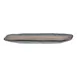 ID Fine 5324981 Oval China Platter, 4" W x 11.75" D x 0.88" H, Blue Vitrified Stoneware - 1/Each 2 image