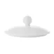 Mikasa 5326463 Sugar Bowl Lid, 3.3" White Bone China, Elegant Lola Design for Hospitality Use 2 image