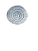 ID Fine 5327587 1972 Coupe Plate, 8.3" x 7.5" Swirl Blue Vitrified Stoneware Ceramic with Coupe Rim 1 image