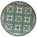 ID Fine 5327708 1972 Coupe Plate, 11" Round Ceramic Plate, Seville Green Vitrified Stoneware, Rim 1 image
