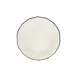 ID Fine 5335873 1972 Coupe Plate, 8.26" Round Porcelain Dinner Plate, Black Line Fulya, Dishwasher Safe 1 image