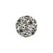 ID Fine 5335915 1972 Coupe Plate, 5.91" Round Porcelain Plate Herba Black Fulya, Dishwasher Safe 1 image