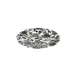 ID Fine 5335941 1972 Coupe Plate, 8.26" Round Porcelain Dinnerware, Herba Black Fulya Finish 1 image