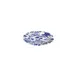 ID Fine 5336156 1972 Coupe Plate, 5.91" Round Porcelain, Blue Line Fulya, Dishwasher Safe 1 image