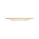 ID Fine 5336804 1972 Coupe Plate, 10.24" Round Porcelain Mustard Line Fulya, Dishwasher Safe 2 image