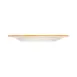 ID Fine 5336807 1972 Coupe Plate, 11.42" Round Porcelain Plate, Mustard Line Fulya, Dishwasher Safe 2 image