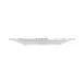 ID Fine 5336902 1972 Coupe Plate, 11.42" Round Porcelain, Silva Blue Fulya, Dishwasher Safe 2 image