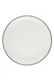 ID Fine 5337304 - 11.22" Round Coupe Rim Fine China Plate, Modest Maroon, Dishwasher Safe - 1/Each 1 image
