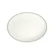 ID Fine 5337307 - Oval Fine China Platter, 10.63" x 14.63", Modest Green, Dishwasher Safe - 1/Each 1 image