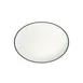 ID Fine 5337498 Oval Fine China Platter, 9.63" x 13", Modest Navy, Dishwasher Safe 1 image