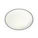 ID Fine 5337499 - Oval Fine China Platter, 10.63" x 14.63", Modest Navy, Dishwasher Safe - 1/Each 1 image