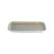 ID Fine 5340248 Rectangular Fine China Platter, 10.88" x 8", Mellow Green Finish 1 image