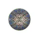 ID Fine 5340296 Fine China Plate, 11.67" Round Coupe Rim, Blue Amalfi Design 1 image
