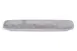 ID Fine 5340322 Rectangular China Platter, 11.8" x 4.3", Grey Fine China with Surf Finish 1 image