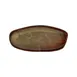 ID Fine 5340627 Roots Platter, 13.63" x 6.13" Premium Stoneware, Hazel Jord Ceramic Dinnerware 1 image
