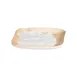 ID Fine 5340733 Roots Platter, 11.75" x 8.63" Stoneware Ceramic, Cameo Savor Finish - 1/Each 1 image