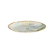 ID Fine 5341373 - 11.2" Round Coupe Rim Fine China Plate, Yellow Arte Finish 1 image