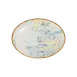 ID Fine 5341389 Oval China Platter, 14" x 10.6" x 1.4" Coupe Rim, Yellow Arte Finish 1 image