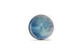 F2D 5344405 8" Round Coupe Rim Porcelain Dinner Plate, Blue Nova, 8" Diameter 1 image